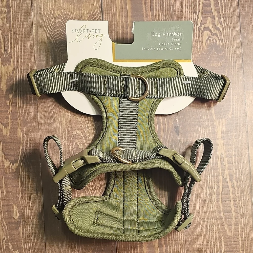 Sport Pet Living Green Small Dog Harness